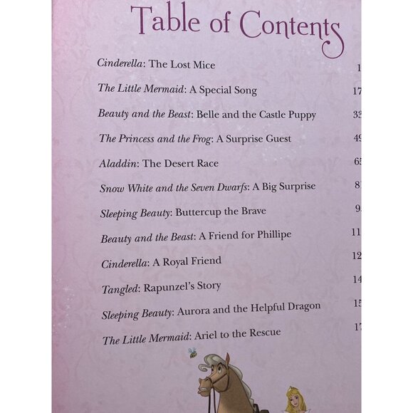 5-Minute Princess Stories By Disney Press Hardcover Childrens Book - Picture 7 of 16